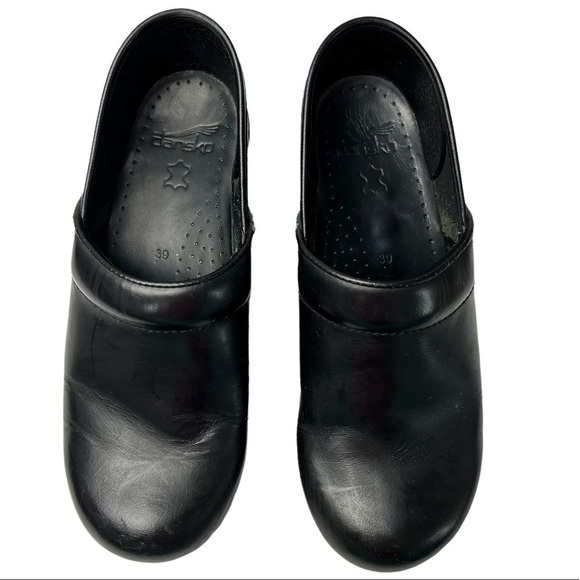 Dansko Black Cabrio Waterproof Pull on work Clogs Size 8.5 /9US (39) - Picture 1 of 9